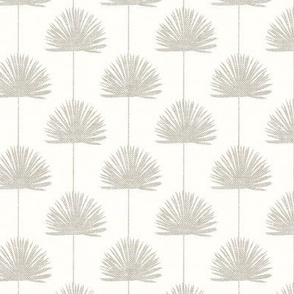 Fan Palm - Coastal Leaves - neutral/white - LAD24