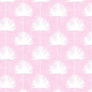 Fan Palm - Coastal Leaves - pink - LAD24