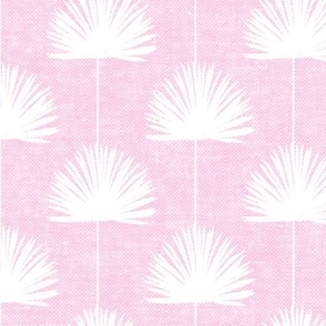 (jumbo scale) Fan Palm - Coastal Leaves - pink - LAD24