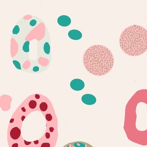 Colorful donuts and biscuits