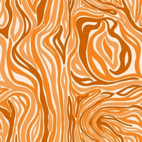 Orange Zebra (vertical) 12" - brown, orange (ST2023PZV)