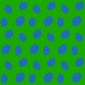 Dalmatian-Spots Blue and greenIMG_2956