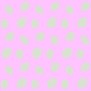 DALMATION spots pink/green pastels IMG_2952