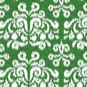 Ikat - dark green - coastal - LAD24