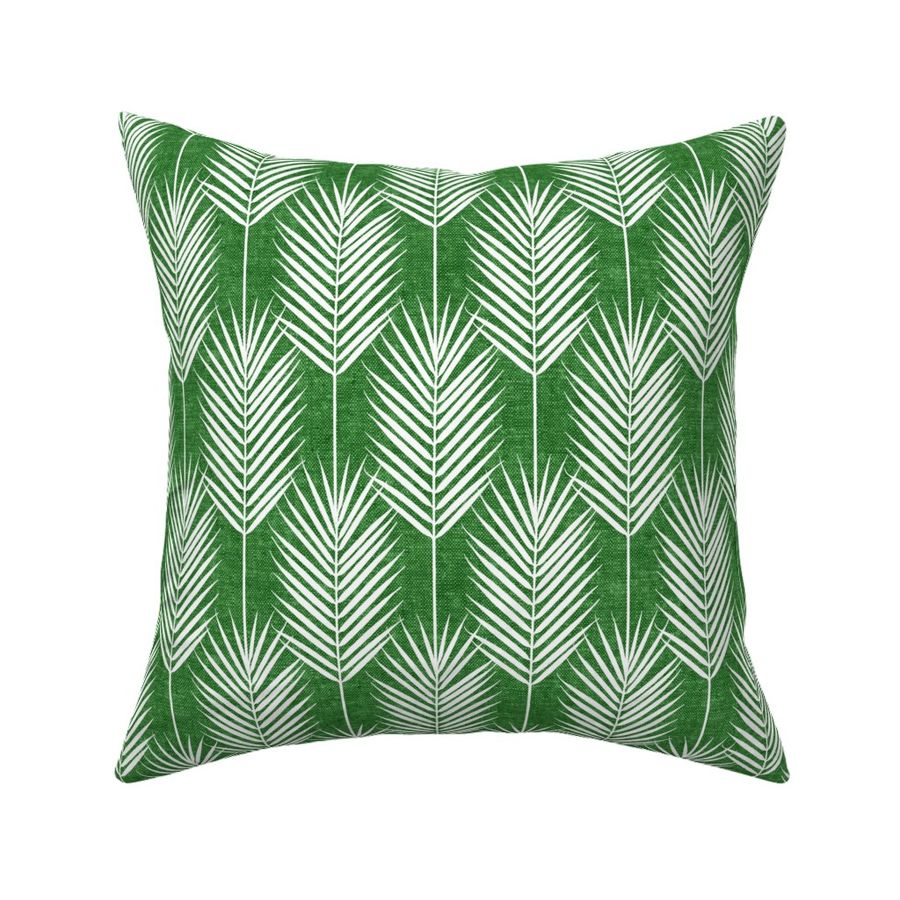 Palm Fronds - Palm Leaf - white/green - LAD24