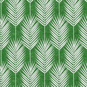 Palm Fronds - Palm Leaf - white/green - LAD24