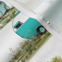 Lets Go Camping Retro Travel Trailers