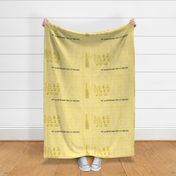 Fat Quarter Baby Bib--yellow