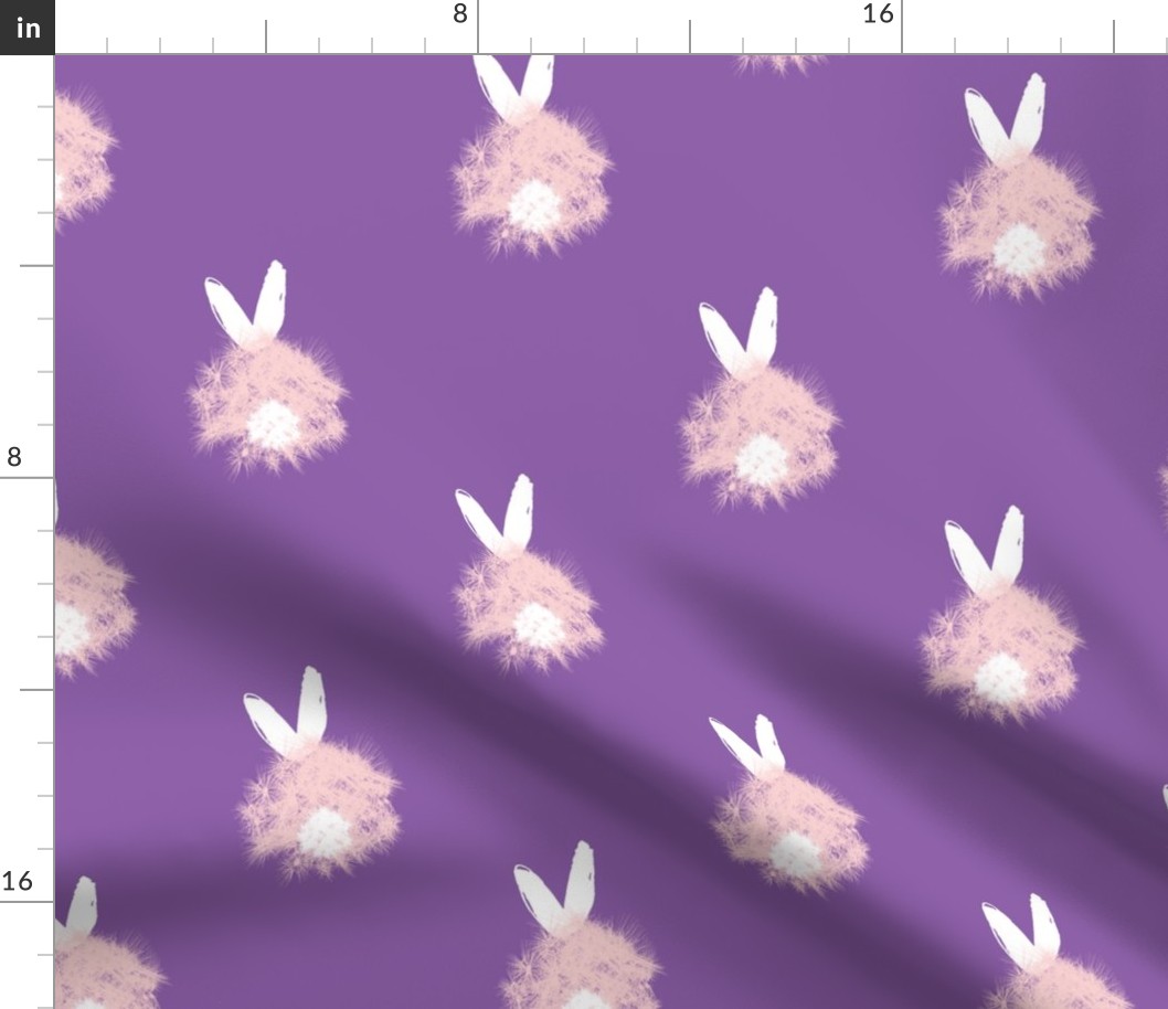 Bunny Tail - Purple
