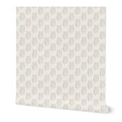 Polka Dot Feathers - Beige White Extra Small