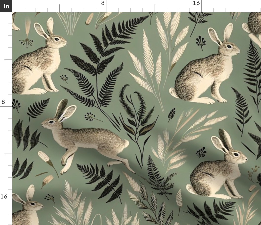 Hare Woods Print