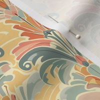 Art Nouveau Flourish in Pastel