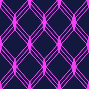 Fishnet Triple Strand - Ultraviolet