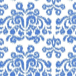 Ikat - blue - coastal - LAD24