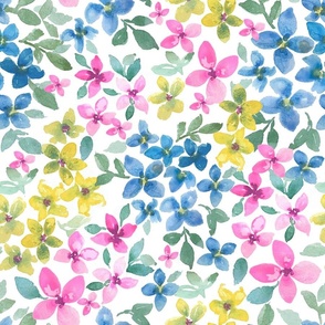 Watercolor Mini Florals