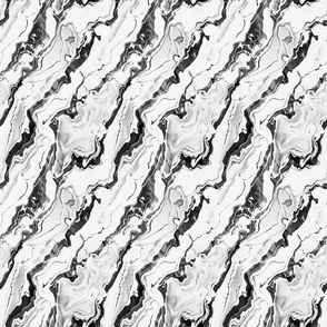 Small Monochrome Marble Waves