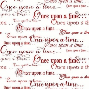 Once Upon a Time Script Reds on White