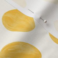 Mango / Summer / Tropical fruit Pattern | Yellow / Cream background | Large scale