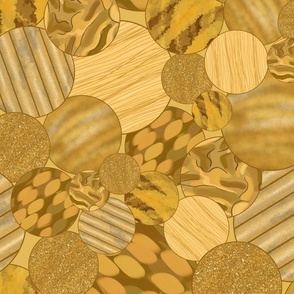 Textured Confetti Gold