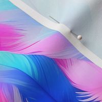 Rainbow feathers no 1 (big scale)