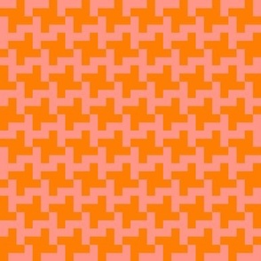 pixel weave_orange_light pink