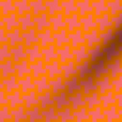 pixel weave_orange_pink