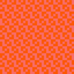 pixels_intersecting squares_dark orange_pink