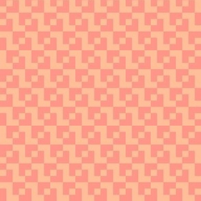 pixels_intersecting squares_peach fuzz_pink