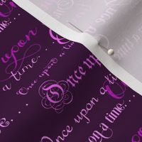 Once Upon a Time script Pinks on Deep Purple