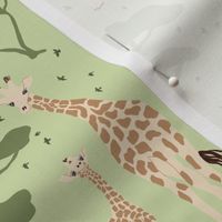 Serengeti Giraffe Gender Neutral Nursery Small