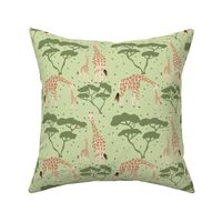 Serengeti Giraffe Gender Neutral Nursery Small