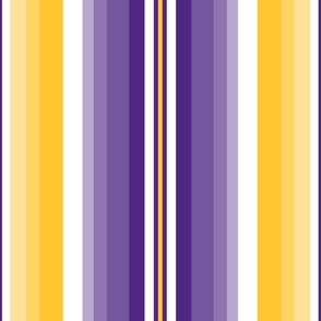 Large Gradient Stripe Vertical in purple 4f2683, goldened yellow ffc62f Team colors School Spirit