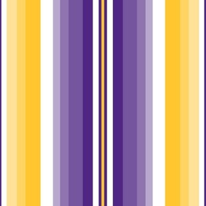 Medium Gradient Stripe Vertical in purple 4f2683, goldened yellow ffc62f Team colors School Spirit