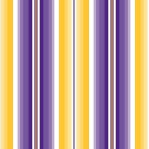 Mini Gradient Stripe Vertical in purple 4f2683, goldened yellow ffc62f Team colors School Spirit