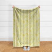 Sunny Yellow Stripes with a Coastal Coral pattern (large)