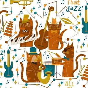 Jazz / Cool cats / Music / white