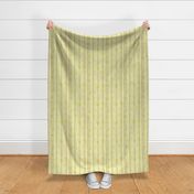 Sunny, Yellow Stripes with a Coastal Coral pattern (small)