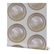   70s - 80s White   Roundel Wallpaper style 1