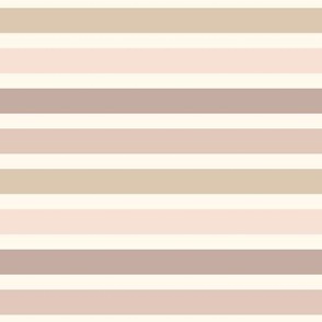 beach stripe - mauve pink