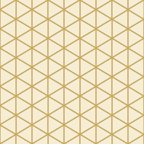 Isometric Graph Paper-Large Scale-Flickering Gold-Smooth Silk-Spirit Palette