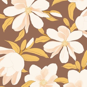 Magnolia Inspiration_Fragrant Blooms_Chocolate_Large