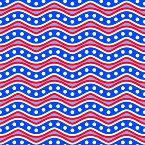 Red white and blue stripes