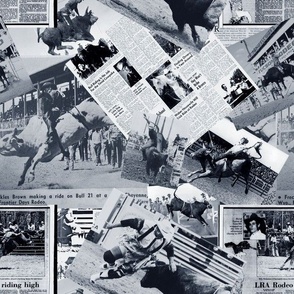 bullriding newspaper clips