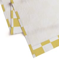 4” Jumbo Classic Checkers, Butter Yellow and White