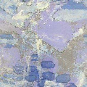 Pebbles Purple Gray Textured Tonal