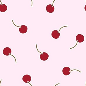 Sweet treats - scattered cherries coordinate