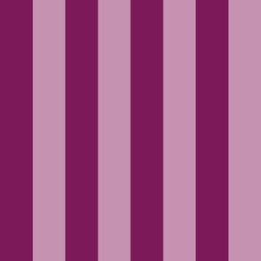 Plum stripes - 1 inch stripes