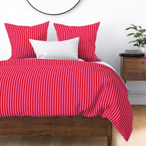 Red and pink stripes - 0.5 inch stripes