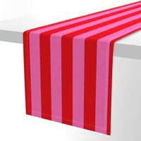 Red and pink stripes - 2 inch stripes