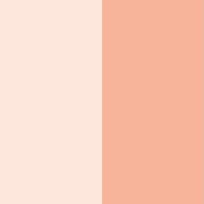 Peach stripes - 4 inch stripes